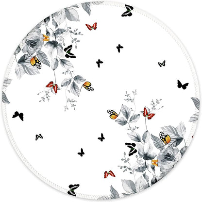 ITNRSIIET Round Mouse Pad with Stitched Edge Premium-Textured Waterproof by +ITNRSIIET