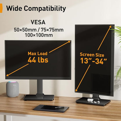 Perlegear Monitor Stand, Freestanding Monitor Mount - Image 2