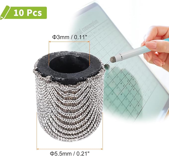 MECCANIXITY 10Pcs Replacement Fiber Mesh Tips - Image 2