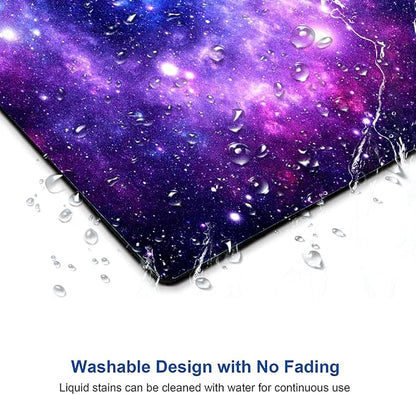 Mouse Pad, Galaxy Mouse Pad Custom Design, Square Waterproof Mouse Pad Non-Slip - Image 5