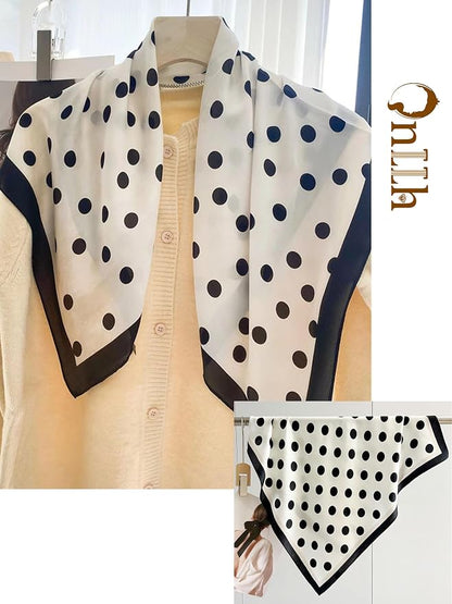 Silky Scarf for Women Lightweight Satin Bandanas Neck Hair Wrap For Sleeping - Image 4