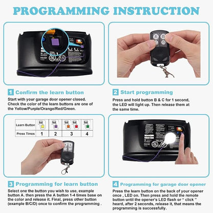 Universal Garage Door Remote Works Chamberlain Liftmaster Craftsman Opener - Image 7