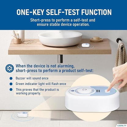 LSENTLY Water Leak Detector Supports 5 Years Standby Time, LED Indicator & - Image 6