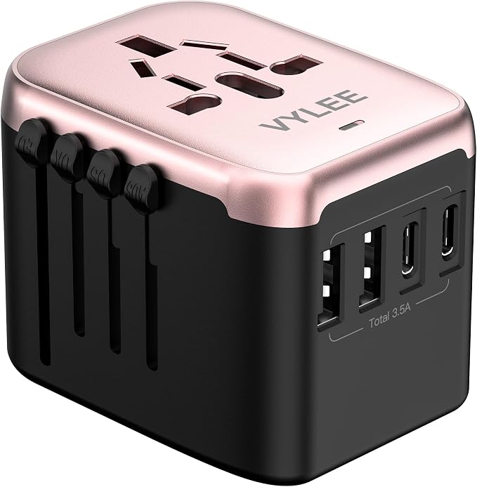 Universal International Power Travel Plug Adapter, 5 in 1 European Travel Plug - Image 9