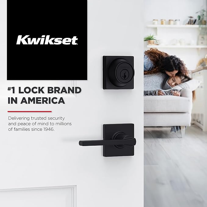 Kwikset Casey Hallway Passage and Bed/Bath Privacy Door Handle 4 Pack, 2 - Image 9