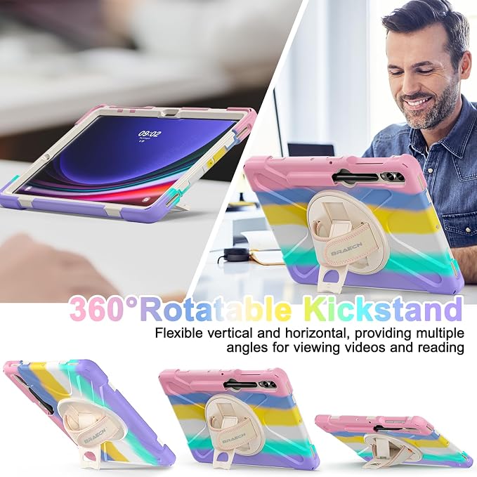 BRAECN for Galaxy Tab S10 Plus Case 2024&S9 FE Plus/S8 Plus/S7 Plus /S7 FE 12.4 - Image 3