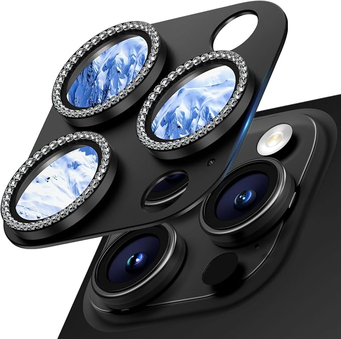 Camera Lens Protector for iPhone 16 Pro Max/16 Pro/15 Pro Max/15 Pro/14 Pro by WumigooProducts