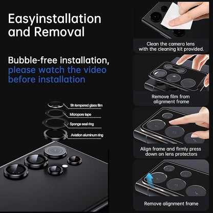 For Samsung Galaxy S23 Ultra Camera Lens Protector, Individual Lens Protector - Image 7