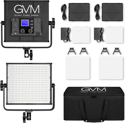 GVM 50RS RGB LED Video Light, 50W Video Lighting Kit - Image 7