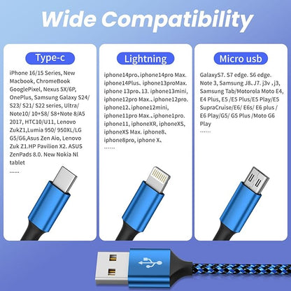 Multi Charging Cable, 3 in 1 Charging Cable - Image 4