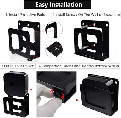 Cable Box Mount Modem Mount Adjustable Wall Mount - Image 7