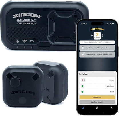 Zircon Leak Alert 360 Smart Water Leak Detector Kit by Zircon