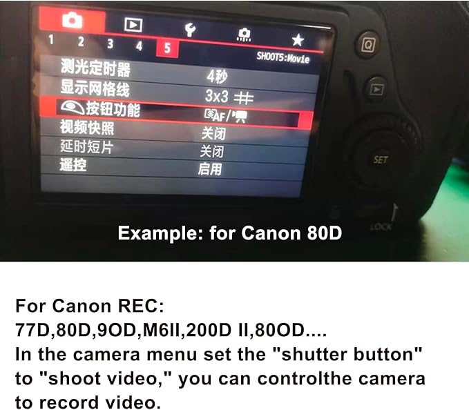RS-60E3/RR100 for Canon/Fuji Remote Camera Cable Small Shutter Release Control - Image 8
