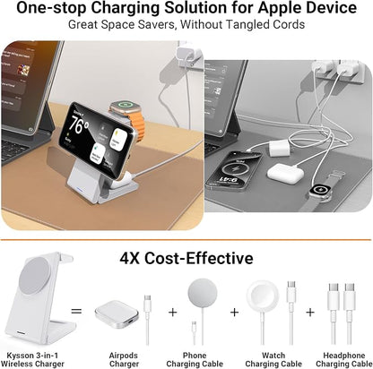 Foldable 3 in 1 Charging Station - Image 2