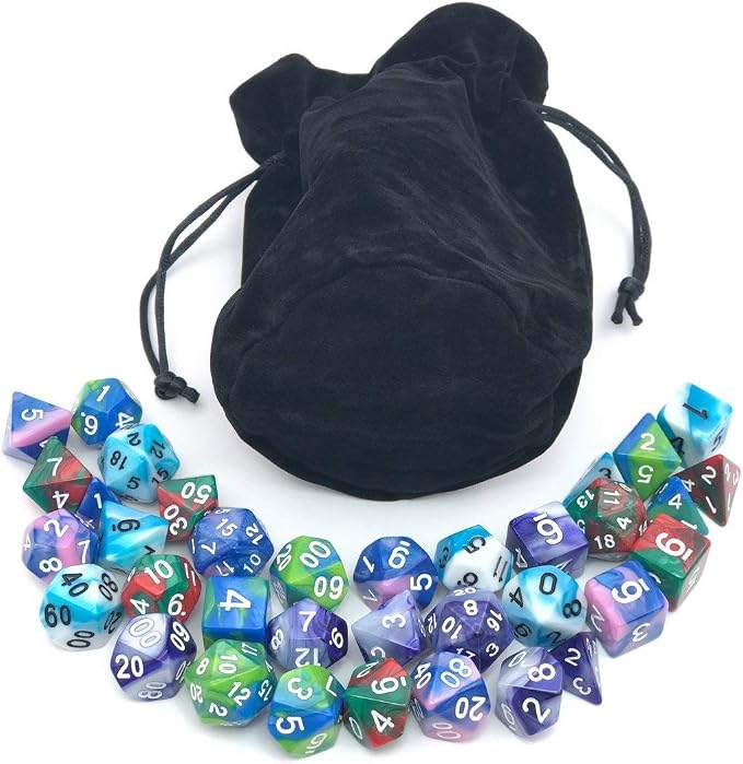 Dice Set for Dungeons&Dragons, RPG Games, Polyhedral Dice Set, 35 Total - Image 5