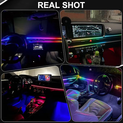 Dreamcolor Acrylic Interior Car LED Strip Lights, 6 in 1 Ambient Lighting Kit - Image 7