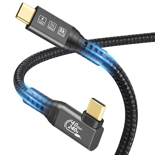 USB4 Thunderbolt 4 Cable, 240W Charging, 40 Gbps Data, 8K @ 60Hz HDR, USB C to - Image 8