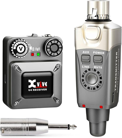 Xvive U4 Wireless in-Ear Monitor System Transmitter and Beltpack Receiver by Xvive