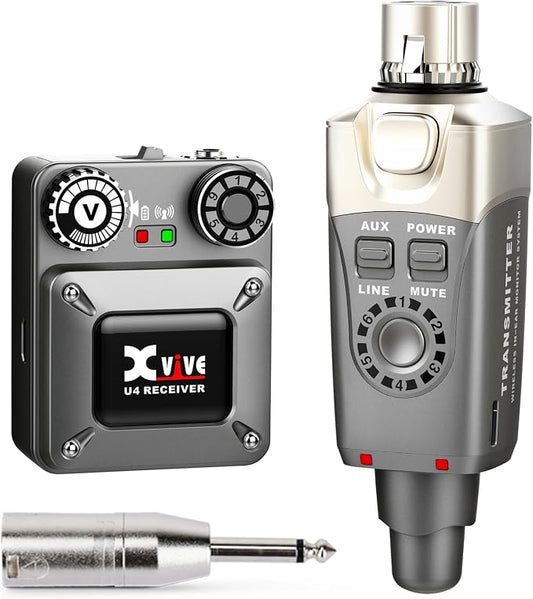 Xvive U4 Wireless in-Ear Monitor System Transmitter and Beltpack Receiver by Xvive