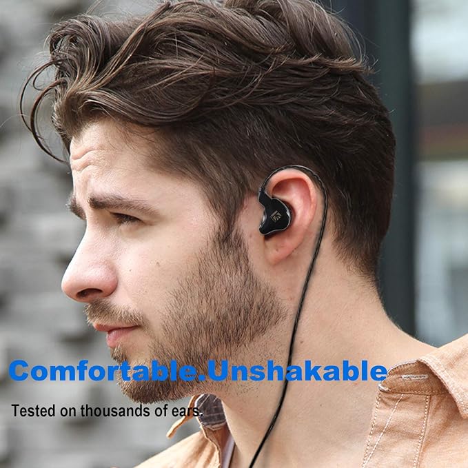 YINYOO KBEAR KS1 in Ear Monitor Bass Earbuds Wired Earbuds, Vocals Forwards - Image 7