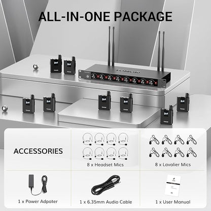 TONOR Wireless Microphones System - Image 8