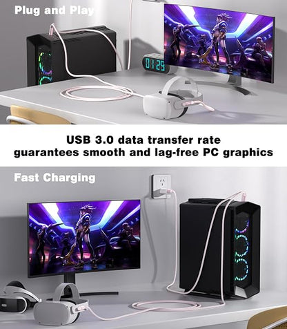 16FT VR Charging Link Cable | USB 3.0 High-Speed Data & Charge - Image 6