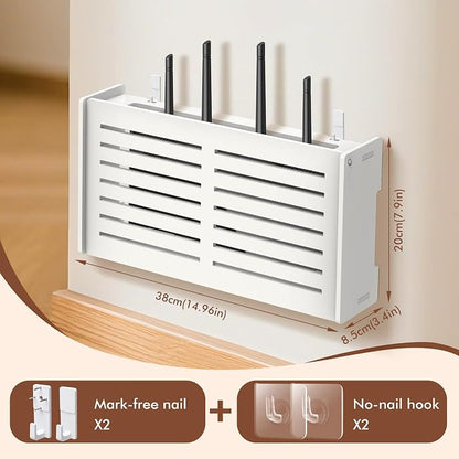 Router Shelf Wall Mount WiFi Router Box Hider Modem Cover - Image 3
