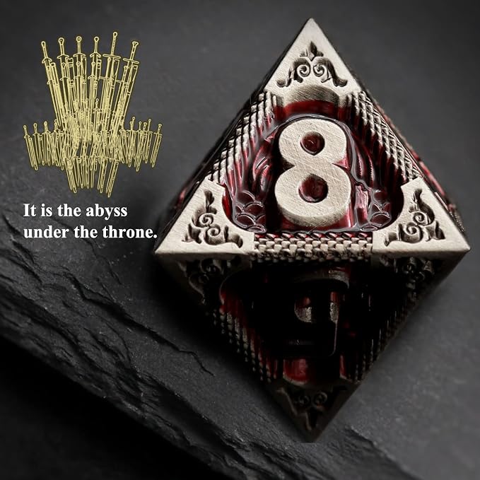 Haxtec DND Dice Set Metal D&D Dice Set - Image 3