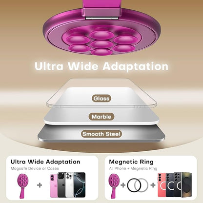 TAURI for Magsafe Suction Phone Grip, Universal Magnetic Suction Grip, 360 - Image 4