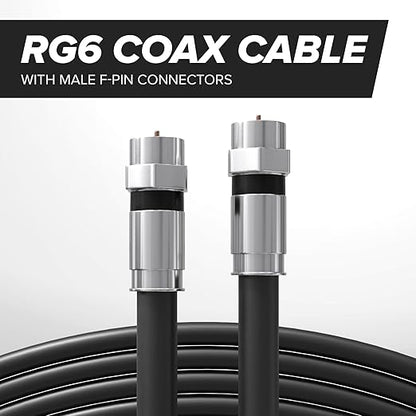 THE CIMPLE CO - RG6 Coaxial Cable 3 FT - RG6 Coax Cable - Image 2