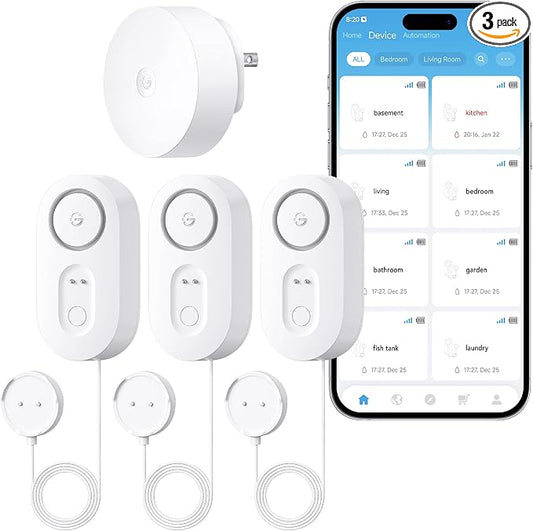 GoveeLife Upgraded Smart Water Leak Detector 1s by GoveeLife