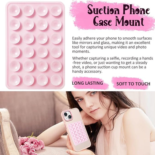 Silicone Suction Phone Case Mount, Silicon Adhesive Phone Accessory - Image 2
