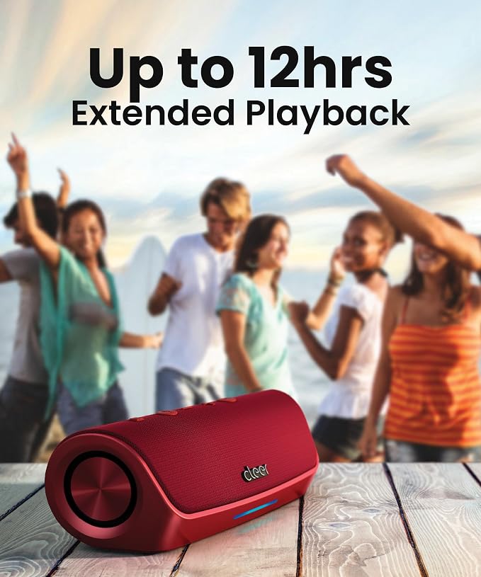 Cleer Scene Wireless Bluetooth Speaker, Stereo Wireless Pairing, Waterproof IPX7 - Image 5