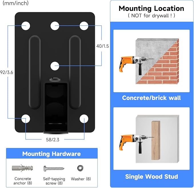 Suptek Speaker Wall Mounts - Image 6