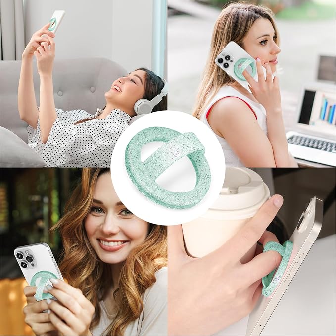 Magnetic Silicone Ring Grip Phone Holder, Loop Grip Phone Holder, Magnetic - Image 7