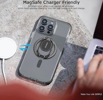 Magnetic Phone Ring Holder, Double Adjustable Phone Grip and Stand Compatible - Image 6
