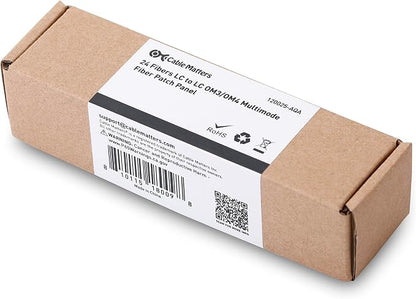 Cable Matters 24 Fibers LC to LC OM3/OM4 Multimode Fiber Patch Panel - Image 2