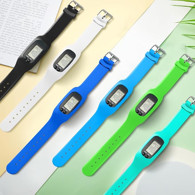 Geyoga Pedometer for Walking Steps and Miles Pedometer Watch Silicone Steps - Image 5
