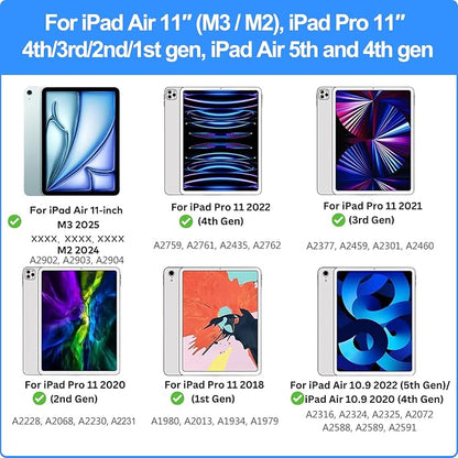 Keyboard Case for iPad Air 11" & iPad Pro 11", Slim Magic Keyboard - Image 3