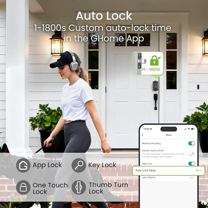 GHome Smart deadbolt Lock, Keyless Entry Door Lock - Image 7