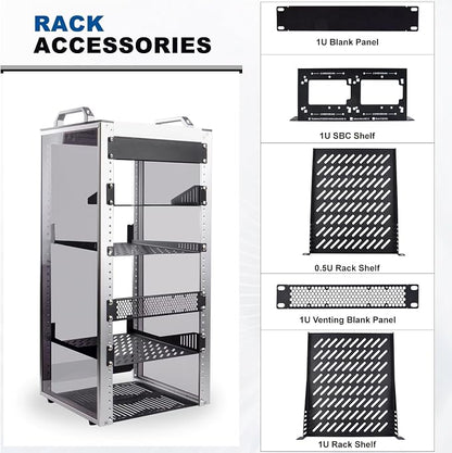 GeeekPi 12U Server Cabinet, 10 inch Server Rack - Image 5