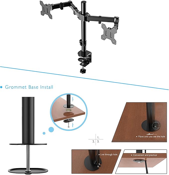 Rocelco 46" Large Height Adjustable Standing Desk Converter - Image 8