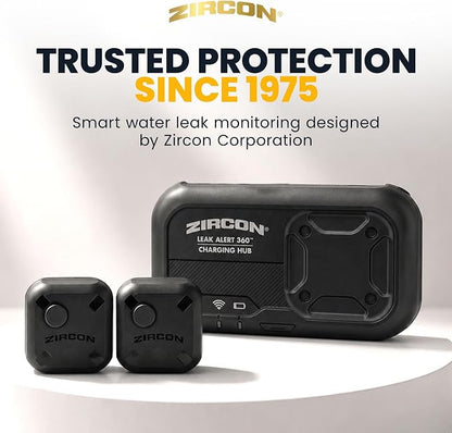Zircon Leak Alert 360 Smart Water Leak Detector Kit - Image 8
