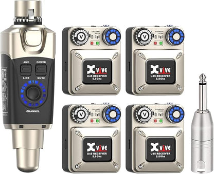 Xvive U45R4 Wireless in-Ear Monitor System Set by Xvive
