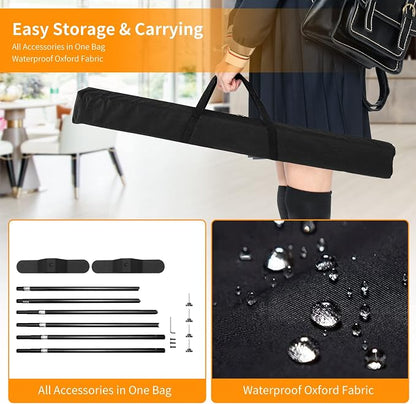 FUDESY 10x8 ft Backdrop Banner, Heavy Duty Adjustable Background Stand Kit - Image 5