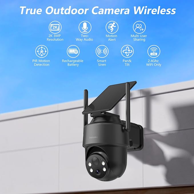 GALAYOU 2K Cameras for Home Security-2.4G WiFi Outdoor Camera Wireless - Image 3