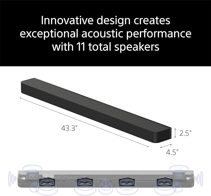 Sony BRAVIA Theater Bar 8 Sound Bar and SA-SW3 Wireless Subwoofer - Image 3