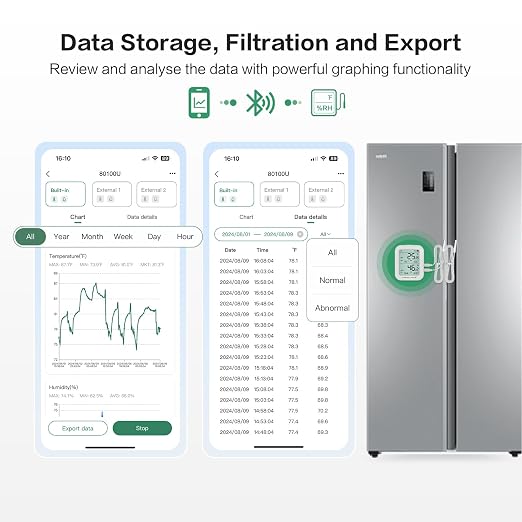 Freshliance Temperature Humidity Data Logger Recorder Bluetooth - Image 6