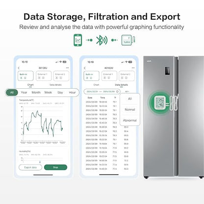 Freshliance Temperature Humidity Data Logger Recorder Bluetooth - Image 6