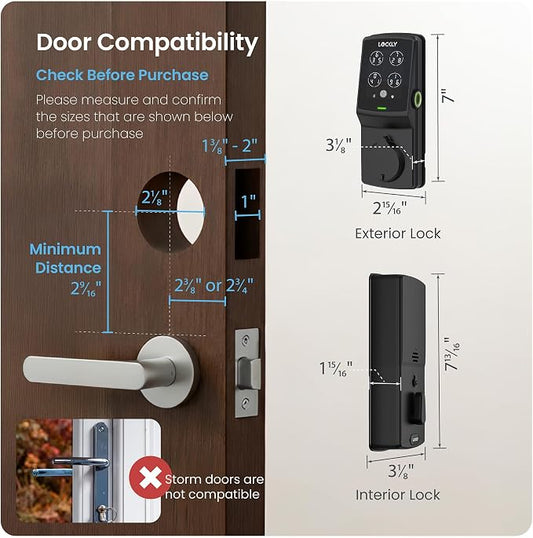 Lockly Guard Secure Pro Deadbolt PGD728WPU Commercial Smart Lock – UL10B/10C - Image 2